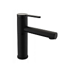 Смеситель Bravat F1410445BW-RUS для раковины с поворотным изливом, черный Смеситель Bravat F1410445BW-RUS для раковины с поворотным изливом, черный