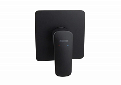 Смеситель Aquatek Вега AQ1066MB для душа (внешняя и скрытая часть), матовый черный