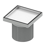 Решетка под плитку Tece Plate 15*15 с монтажным элементом Решетка под плитку Tece Plate 15*15 с монтажным элементом