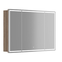 Зеркало-шкаф Sancos Mirror 119*74 с Led подсветкой дуб галифакс натуральный