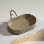 Накладная раковина Ceramicanova Element 60,8*38,5 капучино матовый Накладная раковина Ceramicanova Element 60,8*38,5 капучино матовый