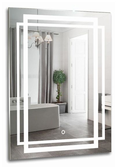 Зеркало Silver Mirrors Мадрид 60*80 с Led-подсветкой сенсорный выключатель