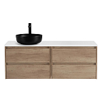 Тумба с раковиной BelBagno Kraft 120 со столешницей Rovere Nebrasca Nature L Тумба с раковиной BelBagno Kraft 120 со столешницей Rovere Nebrasca Nature L