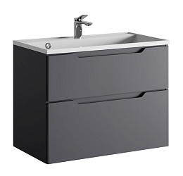 Тумба с раковиной Raval Wector 90 антрацит Тумба с раковиной Raval Wector 90 антрацит