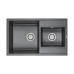 Кухонная мойка Paulmark Tandem PM238250-DG 82*50 графит Кухонная мойка Paulmark Tandem PM238250-DG 82*50 графит