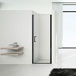 Душевая дверь в нишу Vincea Orta 80*190 L/R профиль черный матовый без поддона Душевая дверь в нишу Vincea Orta 80*190 L/R профиль черный матовый без поддона