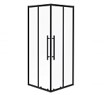 Душевой уголок Esbano Flex ESF-100KV-B 100*100*195 профиль черный матовый без поддона