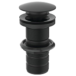 Донный клапан Ideal Standard E1483XG черный матовый без перелива Донный клапан Ideal Standard E1483XG черный матовый без перелива