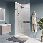 Душевая дверь в нишу BelBagno Marino 120*195 L/R профиль хром без поддона