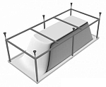 Каркас Relisan 170х70 (приобретается в комплекте с ванной) Каркас Relisan 170х70 (приобретается в комплекте с ванной)