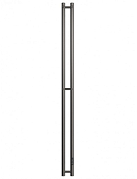 Электрический полотенцесушитель Двин X-2 neo 8*120 L/R оружейная сталь