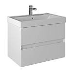 Тумба под раковину Prato Импрэс 70 белый глянец