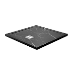Душевой поддон WasserKRAFT Neime 19T03 90х90х4 черный/текстура - мрамор Душевой поддон WasserKRAFT Neime 19T03 90х90х4 черный/текстура - мрамор